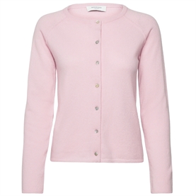Rosemunde RWLaica LS O-Neck Cardigan, Pinkaboo